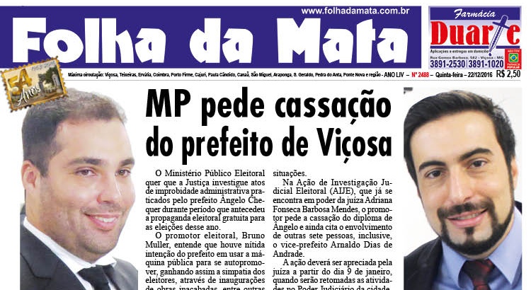 Capa da próxima edição