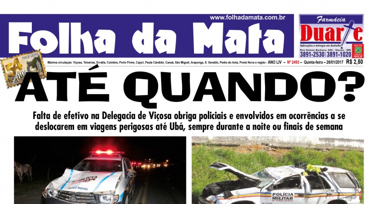 Capa da próxima edição