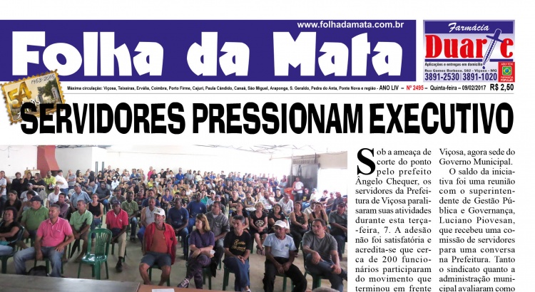 Capa da próxima edição