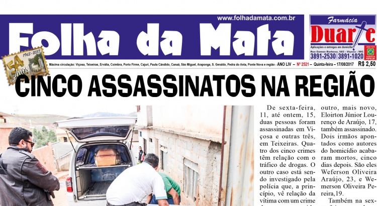 Capa da próxima edição