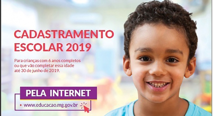 Cadastramento Escolar 2019 começa na próxima segunda-feira (11/6)