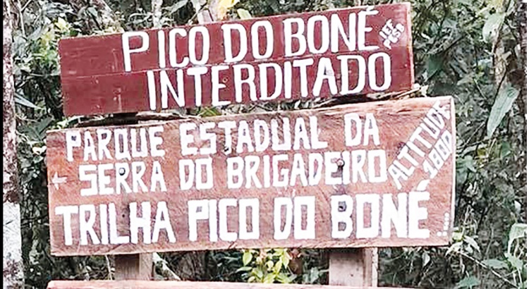 Acesso ao Pico do Boné em Araponga continua interditado