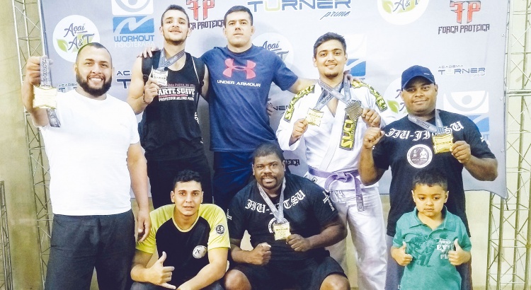 Atletas na Copa de Jiu-jitsu em BH