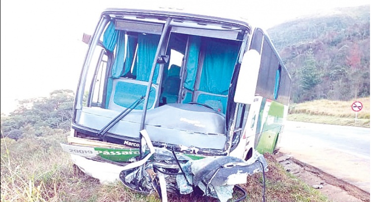 Acidente fatal com ônibus BH/Viçosa