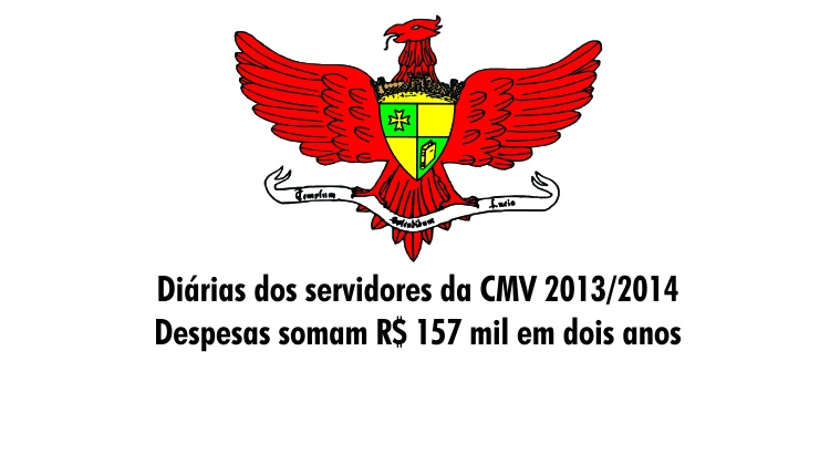 Diárias dos servidores da CMV 2013/2014