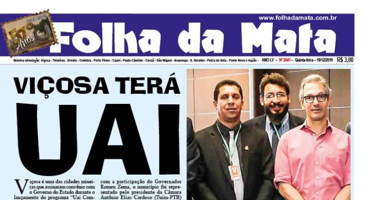 Capa da próxima edição