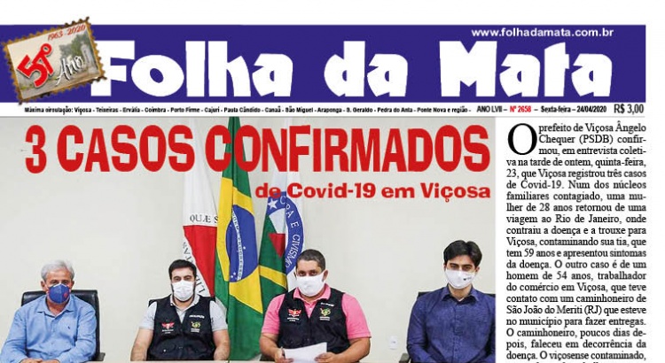 Capa da próxima edição