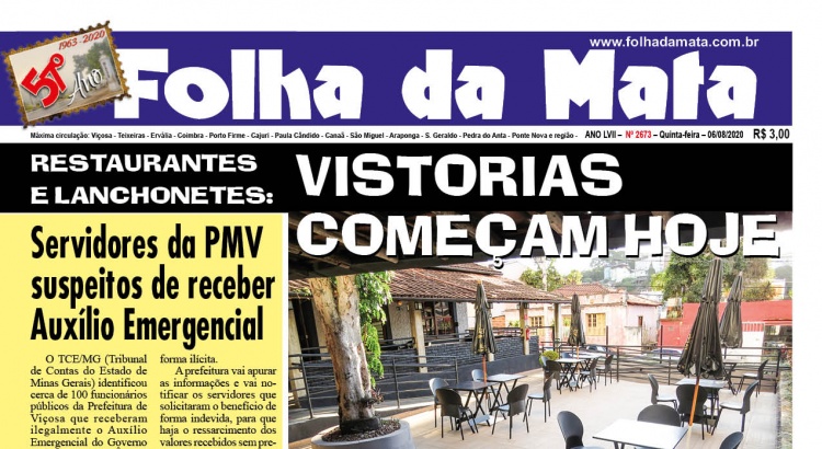 Capa da próxima edição