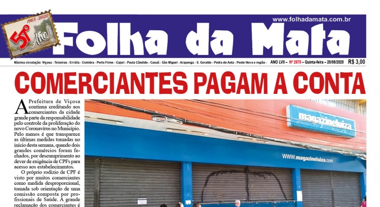 Capa da próxima edição