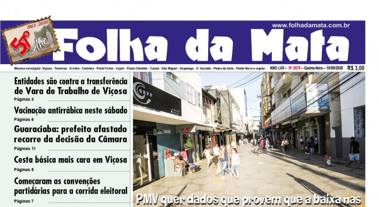 Capa da próxima edição