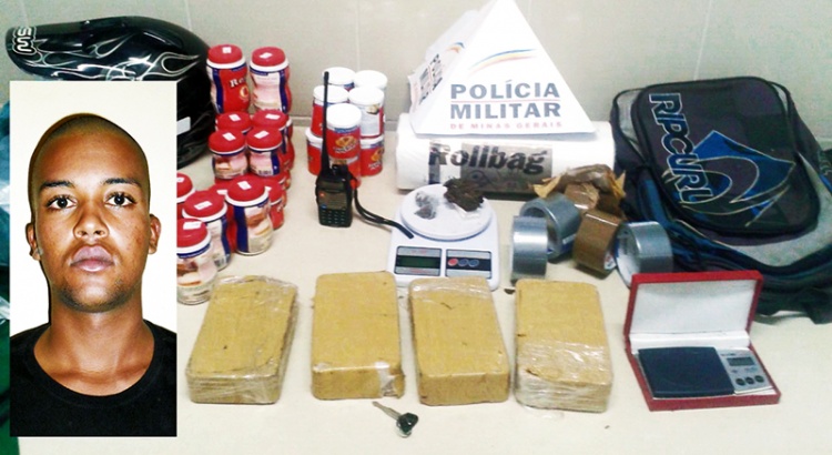 Polícia apreende quatro quilos de crack