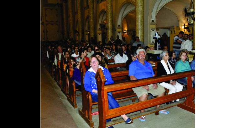 A missa em memória a Celito Sari